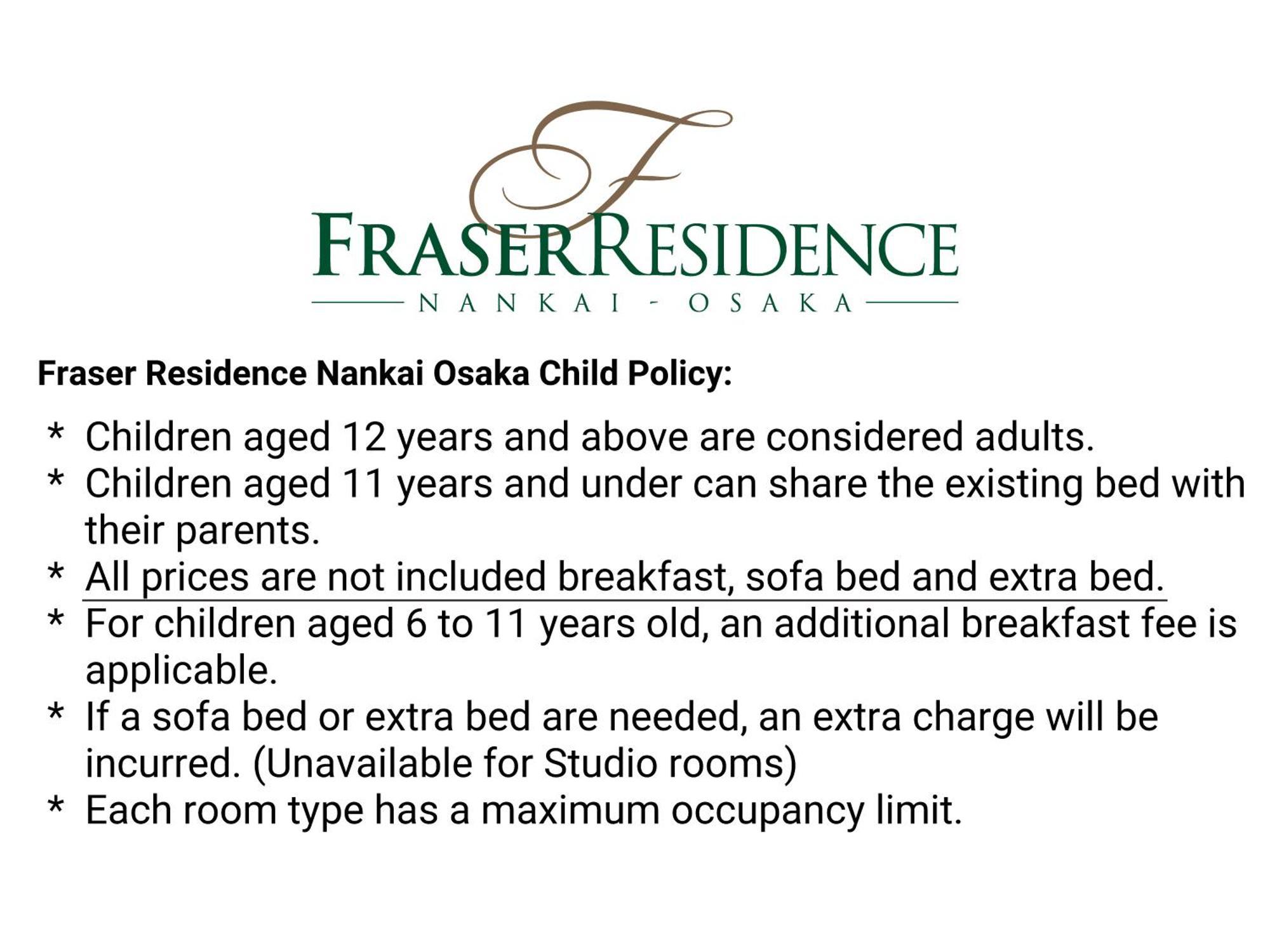Fraser Residence Nankai Ōsaka Extérieur photo